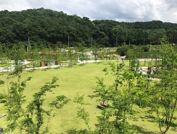 대전 반려동물공원 잔디광장 · 사진: 대전광역시